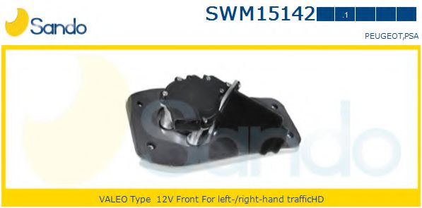 SANDO SWM15142.1 Двигатель стеклоочистителя для PEUGEOT PARTNER FURGON (Пежо Партнер фургон) SANDO SWM15142.1 Двигатель стеклоочистителя для PEUGEOT PARTNER FURGON (Пежо Партнер фургон)