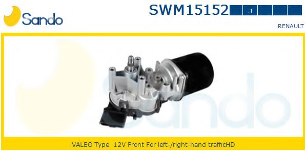 SANDO SWM15152.1 Двигатель стеклоочистителя для RENAULT LAGUNA II ER (Рено Лагуна 2 ер) SANDO SWM15152.1 Двигатель стеклоочистителя для RENAULT LAGUNA II ER (Рено Лагуна 2 ер)