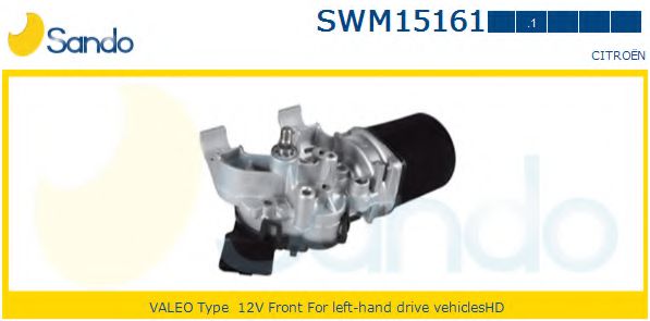 SANDO SWM15161.1 Двигатель стеклоочистителя для CITROËN C3 I (CитроËн С3 1) SANDO SWM15161.1 Двигатель стеклоочистителя для CITROËN C3 I (CитроËн С3 1)
