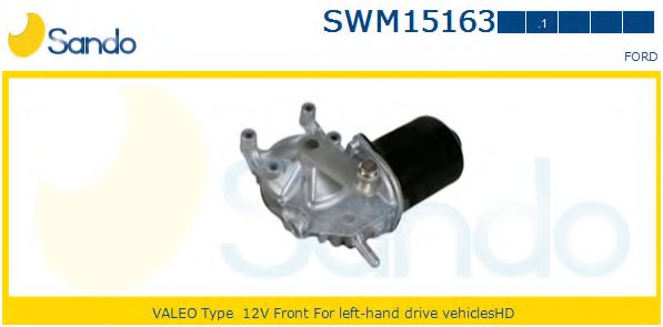SANDO SWM15163.1 Двигатель стеклоочистителя для FORD FUSION (Форд Фьюжн) SANDO SWM15163.1 Двигатель стеклоочистителя для FORD FUSION (Форд Фьюжн)