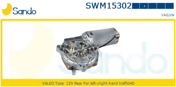 SANDO SWM15302.1 Двигатель стеклоочистителя для VOLKSWAGEN T4 MULTIVAN (Фольксваген Т4 мултиvан) SANDO SWM15302.1 Двигатель стеклоочистителя для VOLKSWAGEN T4 MULTIVAN (Фольксваген Т4 мултиvан)