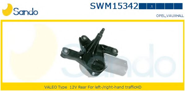 SANDO SWM15342.1 Двигатель стеклоочистителя для OPEL ZAFIRA B (Опель Зафира б) SANDO SWM15342.1 Двигатель стеклоочистителя для OPEL ZAFIRA B (Опель Зафира б)
