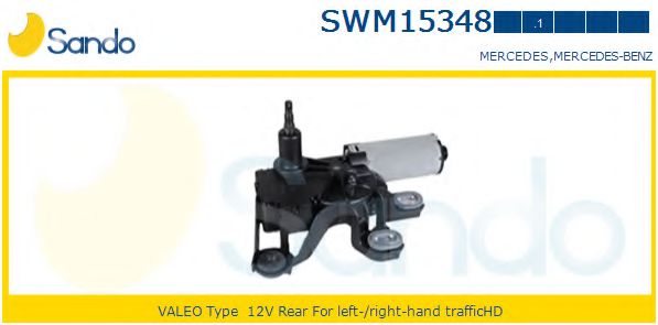 SANDO SWM15348.1 Двигатель стеклоочистителя для MERCEDES-BENZ VITO / MIXTO (Мэрcэдэс-бэнз Вито / миxто) SANDO SWM15348.1 Двигатель стеклоочистителя для MERCEDES-BENZ VITO / MIXTO (Мэрcэдэс-бэнз Вито / миxто)