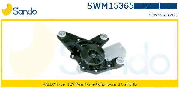 SANDO SWM15365.1 Двигатель стеклоочистителя для RENAULT LAGUNA II ER (Рено Лагуна 2 ер) SANDO SWM15365.1 Двигатель стеклоочистителя для RENAULT LAGUNA II ER (Рено Лагуна 2 ер)