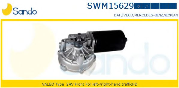 SANDO SWM15629.0 Двигатель стеклоочистителя для MERCEDES-BENZ MK (Мэрcэдэс-бэнз Мк) SANDO SWM15629.0 Двигатель стеклоочистителя для MERCEDES-BENZ MK (Мэрcэдэс-бэнз Мк)