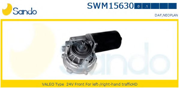 SANDO SWM15630.0 Двигатель стеклоочистителя для DAF 95 XF (Даф 95 xф) SANDO SWM15630.0 Двигатель стеклоочистителя для DAF 95 XF (Даф 95 xф)