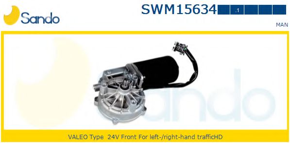 SANDO SWM15634.1 Двигатель стеклоочистителя для MAN M 2000 M (Ман М 2000 м)