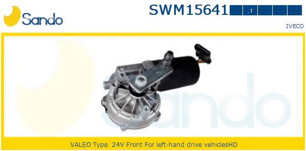 SANDO SWM15641.1 Двигатель стеклоочистителя для IVECO EURO (Ивеко Эуро) SANDO SWM15641.1 Двигатель стеклоочистителя для IVECO EURO (Ивеко Эуро)