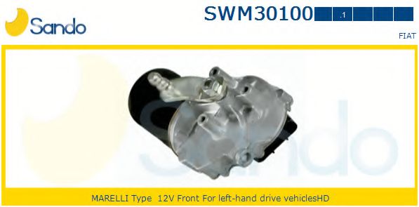 SANDO SWM30100.1 Двигатель стеклоочистителя для FIAT STILO MULTI (Фиат Стило мульти) SANDO SWM30100.1 Двигатель стеклоочистителя для FIAT STILO MULTI (Фиат Стило мульти)