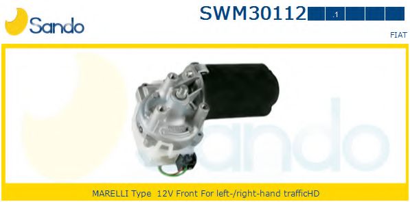 SANDO SWM30112.1 Двигатель стеклоочистителя для FIAT SEICENTO / 600 (Фиат Сэиcэнто / 600) SANDO SWM30112.1 Двигатель стеклоочистителя для FIAT SEICENTO / 600 (Фиат Сэиcэнто / 600)