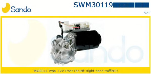 SANDO SWM30119.1 Двигатель стеклоочистителя для FIAT BARCHETTA (Фиат Барчэтта) SANDO SWM30119.1 Двигатель стеклоочистителя для FIAT BARCHETTA (Фиат Барчэтта)