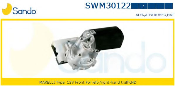 SANDO SWM30122.1 Двигатель стеклоочистителя для ALFA ROMEO 156 (Альфа ромео 156) SANDO SWM30122.1 Двигатель стеклоочистителя для ALFA ROMEO 156 (Альфа ромео 156)