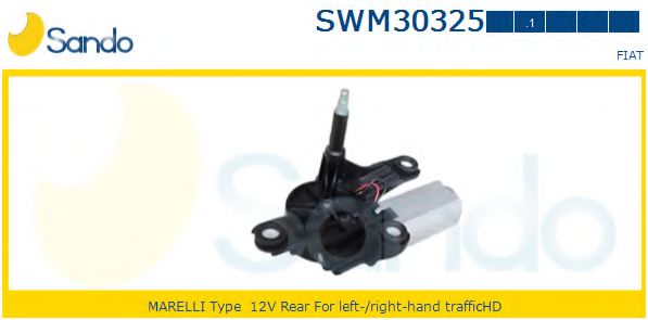 SANDO SWM30325.1 Двигатель стеклоочистителя для FIAT RITMO III (Фиат Ритмо 3) SANDO SWM30325.1 Двигатель стеклоочистителя для FIAT RITMO III (Фиат Ритмо 3)