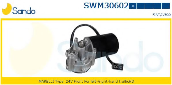 SANDO SWM30602.0 Двигатель стеклоочистителя для FIAT 94 (Фиат 94) SANDO SWM30602.0 Двигатель стеклоочистителя для FIAT 94 (Фиат 94)