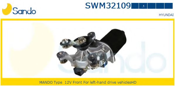 SANDO SWM32109.1 Двигатель стеклоочистителя для HYUNDAI EXCEL (Хендай Эxcэл) SANDO SWM32109.1 Двигатель стеклоочистителя для HYUNDAI EXCEL (Хендай Эxcэл)
