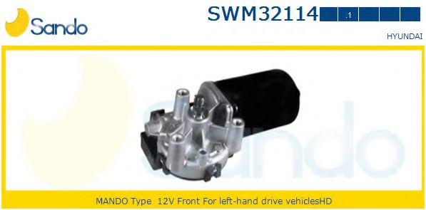SANDO SWM32114.1 Двигатель стеклоочистителя для HYUNDAI H100 (Хендай Х100) SANDO SWM32114.1 Двигатель стеклоочистителя для HYUNDAI H100 (Хендай Х100)