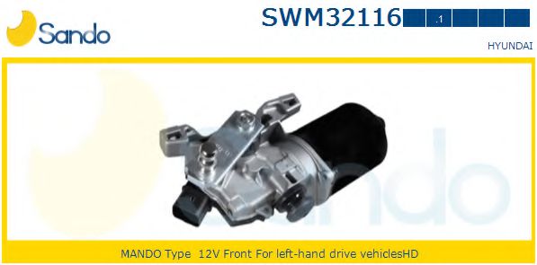 SANDO SWM32116.1 Двигатель стеклоочистителя для HYUNDAI SANTA FE I (Хендай Санта фэ1) SANDO SWM32116.1 Двигатель стеклоочистителя для HYUNDAI SANTA FE I (Хендай Санта фэ1)