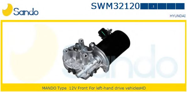 SANDO SWM32120.1 Двигатель стеклоочистителя для HYUNDAI H 200 (Хендай Х 200) SANDO SWM32120.1 Двигатель стеклоочистителя для HYUNDAI H 200 (Хендай Х 200)