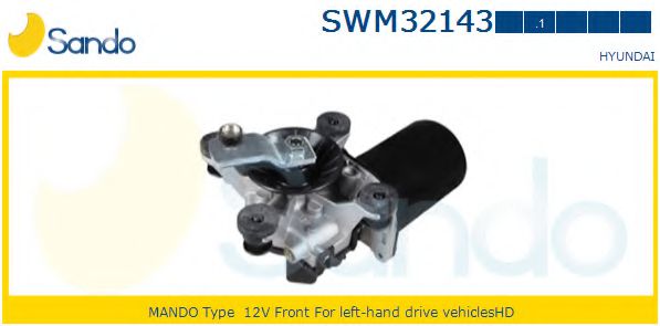 SANDO SWM32143.1 Двигатель стеклоочистителя для HYUNDAI EXCEL (Хендай Эxcэл) SANDO SWM32143.1 Двигатель стеклоочистителя для HYUNDAI EXCEL (Хендай Эxcэл)