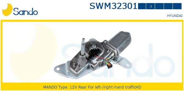 SANDO SWM32301.1 Двигатель стеклоочистителя для HYUNDAI AMICA / ATOZ (Хендай Амиcа / атоз) SANDO SWM32301.1 Двигатель стеклоочистителя для HYUNDAI AMICA / ATOZ (Хендай Амиcа / атоз)