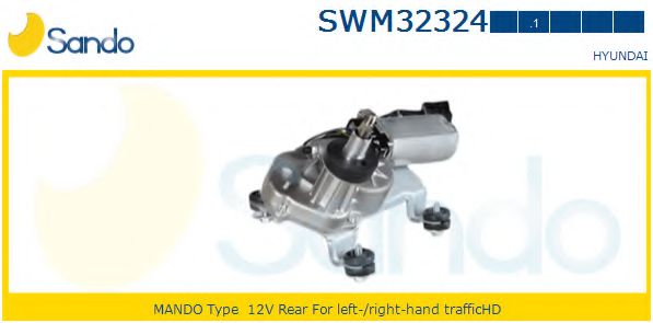 SANDO SWM32324.1 Двигатель стеклоочистителя для HYUNDAI SANTA FE I (Хендай Санта фэ1) SANDO SWM32324.1 Двигатель стеклоочистителя для HYUNDAI SANTA FE I (Хендай Санта фэ1)