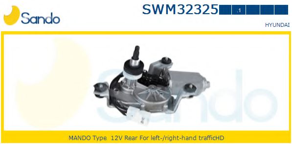 SANDO SWM32325.1 Двигатель стеклоочистителя для HYUNDAI TUSCANI (Хендай Тусcани) SANDO SWM32325.1 Двигатель стеклоочистителя для HYUNDAI TUSCANI (Хендай Тусcани)