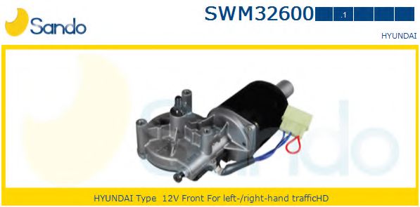 SANDO SWM32600.1 Двигатель стеклоочистителя для HYUNDAI AERO CITY (Хендай Аэро cитъ) SANDO SWM32600.1 Двигатель стеклоочистителя для HYUNDAI AERO CITY (Хендай Аэро cитъ)