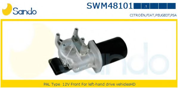 SANDO SWM48101.1 Двигатель стеклоочистителя для PEUGEOT MANAGER (Пежо Манагэр) SANDO SWM48101.1 Двигатель стеклоочистителя для PEUGEOT MANAGER (Пежо Манагэр)