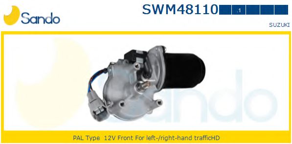 SANDO SWM48110.1 Двигатель стеклоочистителя для SUZUKI SWIFT III (Сузуки Свифт 3) SANDO SWM48110.1 Двигатель стеклоочистителя для SUZUKI SWIFT III (Сузуки Свифт 3)