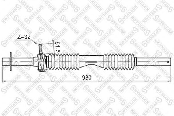 STELLOX 00-35008-SX Рулевой механизм для AUDI 100 (Ауди 100) STELLOX 00-35008-SX Рулевой механизм для AUDI 100 (Ауди 100)