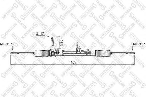 STELLOX 00-35011-SX Рулевой механизм для FIAT TEMPRA (Фиат Тэмпра) STELLOX 00-35011-SX Рулевой механизм для FIAT TEMPRA (Фиат Тэмпра)