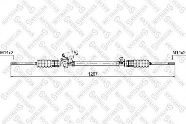 STELLOX 00-35013-SX Рулевой механизм для FORD (Форд) STELLOX 00-35013-SX Рулевой механизм для FORD (Форд)