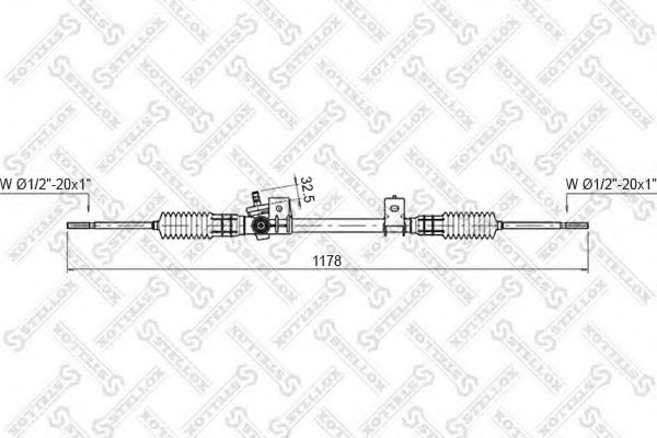 STELLOX 00-35030-SX Рулевой механизм для FORD COURIER (Форд Cоуриэр) STELLOX 00-35030-SX Рулевой механизм для FORD COURIER (Форд Cоуриэр)