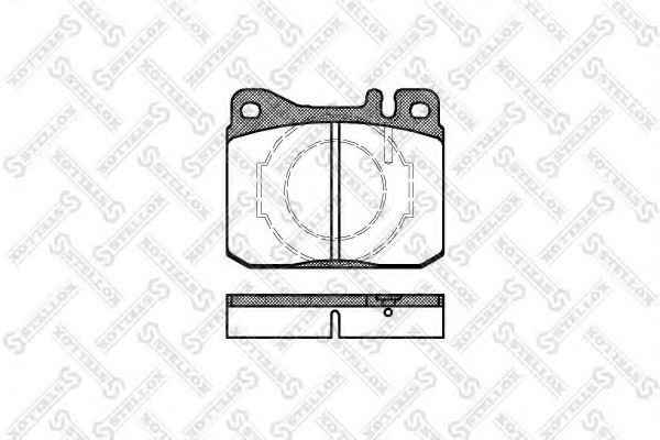 STELLOX 021 040-SX Тормозные колодки для VOLKSWAGEN (Фольксваген) STELLOX 021 040-SX Тормозные колодки для VOLKSWAGEN (Фольксваген)