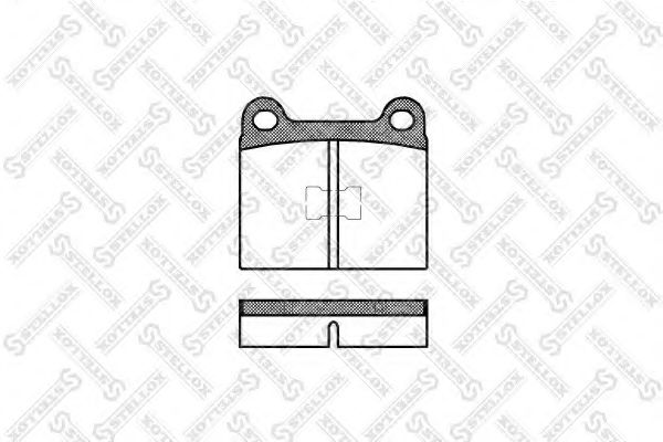 STELLOX 028 000-SX Тормозные колодки для VOLKSWAGEN DASHER (Фольксваген Дашэр) STELLOX 028 000-SX Тормозные колодки для VOLKSWAGEN DASHER (Фольксваген Дашэр)