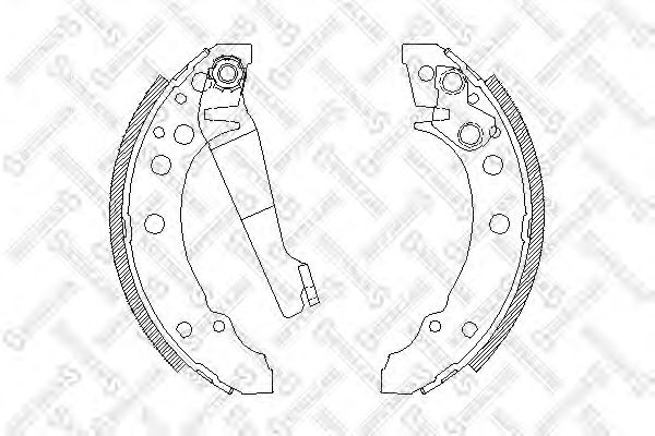 STELLOX 056 100-SX Тормозные колодоки для AUDI 80 (Ауди 80) STELLOX 056 100-SX Тормозные колодоки для AUDI 80 (Ауди 80)