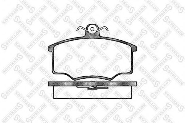 STELLOX 057 000-SX Тормозные колодки для AUDI 100 (Ауди 100) STELLOX 057 000-SX Тормозные колодки для AUDI 100 (Ауди 100)