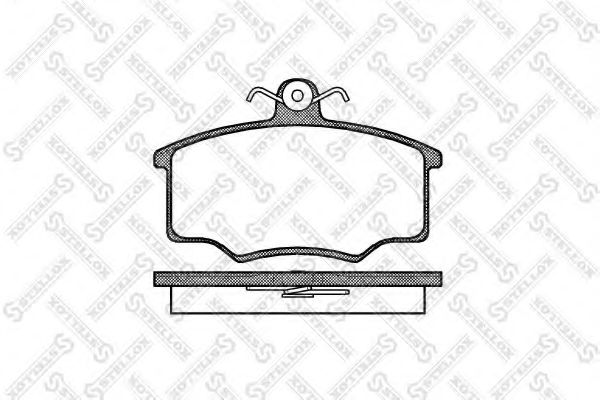 STELLOX 057 020-SX Тормозные колодки для AUDI 80 (Ауди 80) STELLOX 057 020-SX Тормозные колодки для AUDI 80 (Ауди 80)