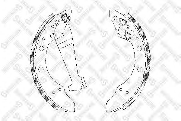 STELLOX 057 100-SX Тормозные колодоки для AUDI 100 (Ауди 100) STELLOX 057 100-SX Тормозные колодоки для AUDI 100 (Ауди 100)
