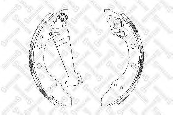STELLOX 057 101-SX Тормозные колодоки для AUDI 90 (Ауди 90) STELLOX 057 101-SX Тормозные колодоки для AUDI 90 (Ауди 90)