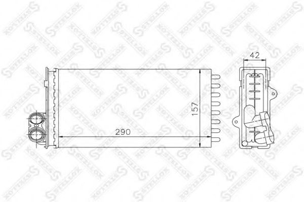 STELLOX 10-35062-SX Теплообменник, отопление салона для RENAULT SAFRANE (Рено Сафранэ) STELLOX 10-35062-SX Теплообменник, отопление салона для RENAULT SAFRANE (Рено Сафранэ)
