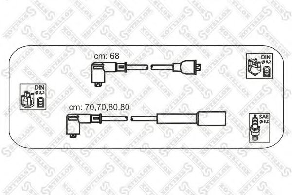 STELLOX 10-38075-SX Комплект проводов зажигания для HONDA PRELUDE III (Хонда Прэлудэ 3) STELLOX 10-38075-SX Комплект проводов зажигания для HONDA PRELUDE III (Хонда Прэлудэ 3)