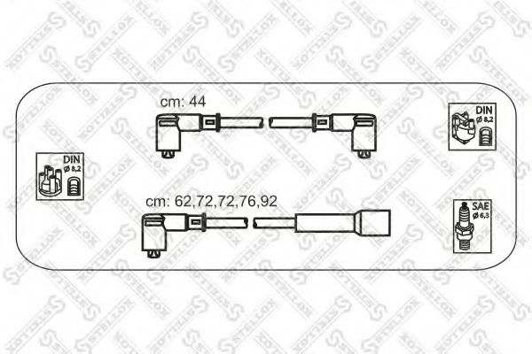 STELLOX 10-38087-SX Комплект проводов зажигания для AUDI 100 (Ауди 100) STELLOX 10-38087-SX Комплект проводов зажигания для AUDI 100 (Ауди 100)