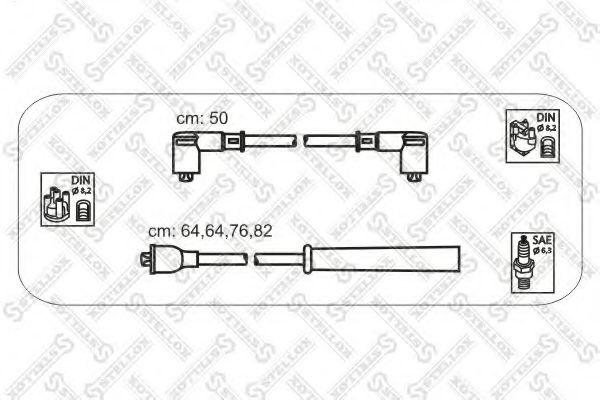 STELLOX 10-38104-SX Комплект проводов зажигания для FORD GRANADA (Форд Гранада) STELLOX 10-38104-SX Комплект проводов зажигания для FORD GRANADA (Форд Гранада)