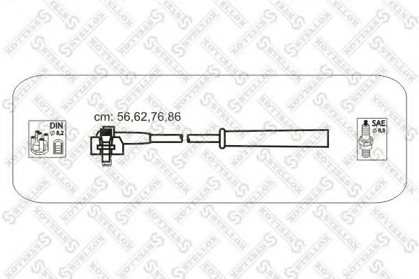 STELLOX 10-38114-SX Комплект проводов зажигания для FORD ORION III (Форд Орион 3) STELLOX 10-38114-SX Комплект проводов зажигания для FORD ORION III (Форд Орион 3)