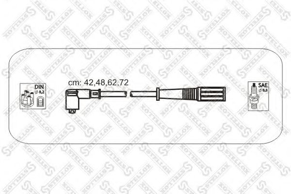 STELLOX 10-38123-SX Комплект проводов зажигания для FIAT SIENA (Фиат Сиэна) STELLOX 10-38123-SX Комплект проводов зажигания для FIAT SIENA (Фиат Сиэна)