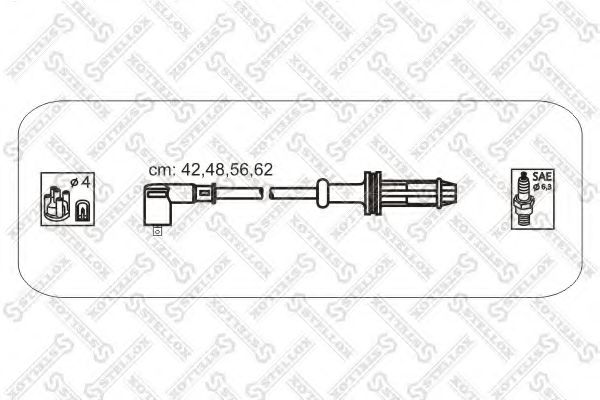 STELLOX 10-38157-SX Комплект проводов зажигания для PEUGEOT 205 II (Пежо 205 2) STELLOX 10-38157-SX Комплект проводов зажигания для PEUGEOT 205 II (Пежо 205 2)