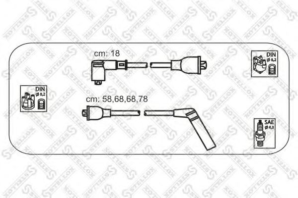 STELLOX 10-38225-SX Комплект проводов зажигания для HYUNDAI H100 (Хендай Х100) STELLOX 10-38225-SX Комплект проводов зажигания для HYUNDAI H100 (Хендай Х100)