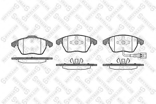 STELLOX 1041 001B-SX Тормозные колодки для AUDI TT (Ауди Тт) STELLOX 1041 001B-SX Тормозные колодки для AUDI TT (Ауди Тт)