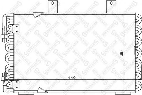 STELLOX 10-45047-SX Конденсатор, кондиционер для BMW 7 (Бмв 7) STELLOX 10-45047-SX Конденсатор, кондиционер для BMW 7 (Бмв 7)
